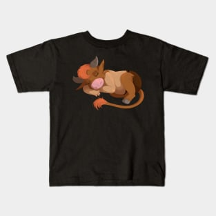 Sleeping Baby Minotaur Kids T-Shirt